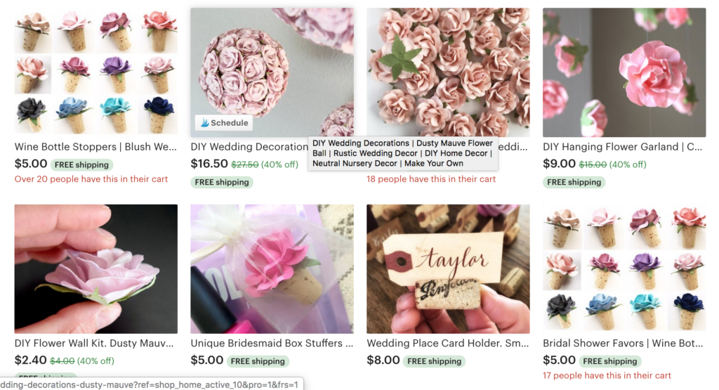 etsy wedding side hustle