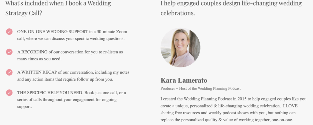 wedding budget consultation